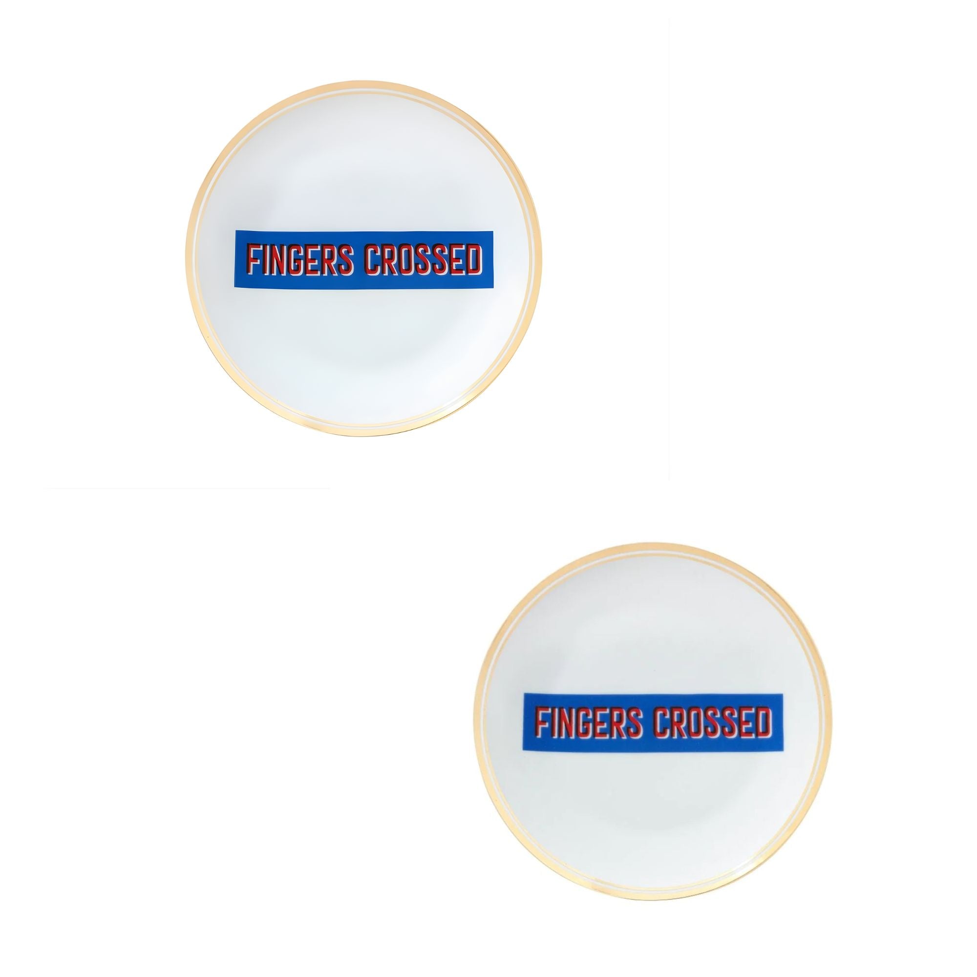 Set 2 Piatti Finger crossed Bitossi Home