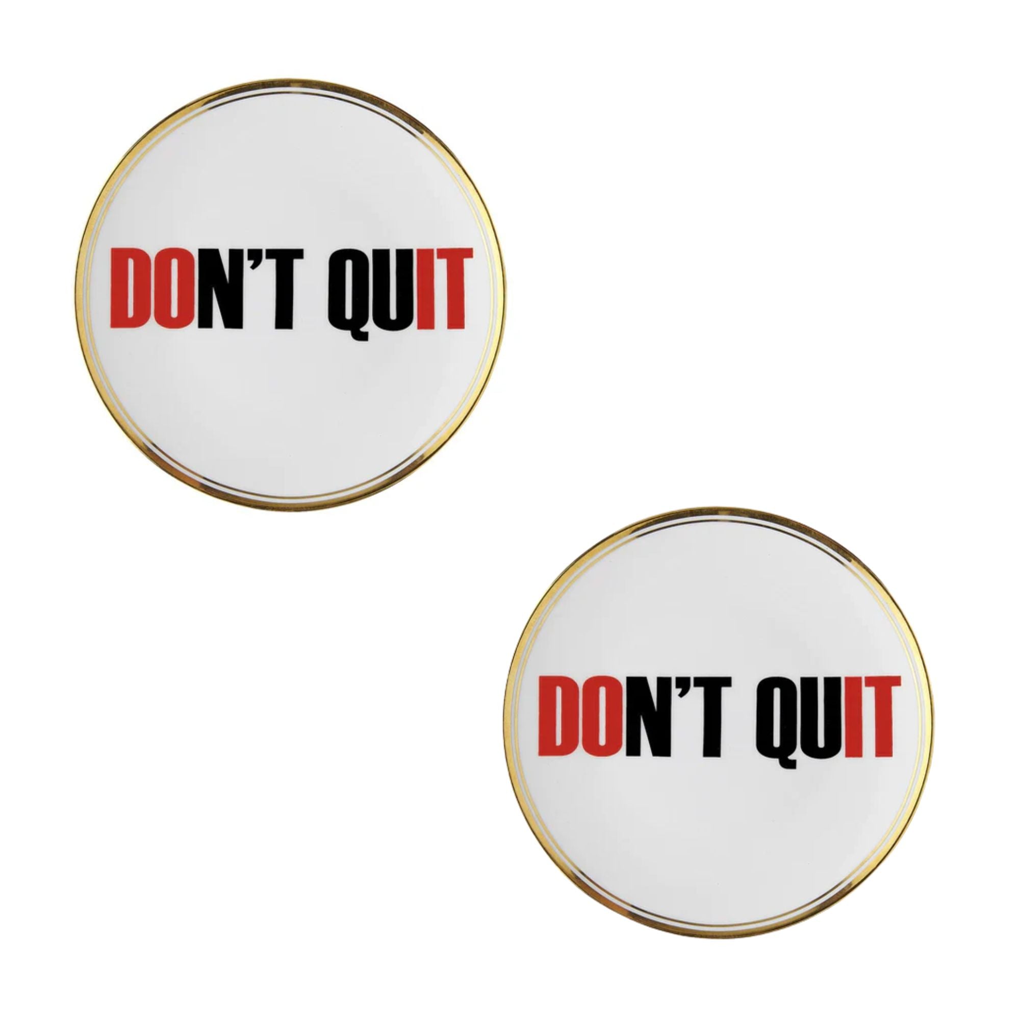 Set 2 Piatti Don`t quit Bitossi Home