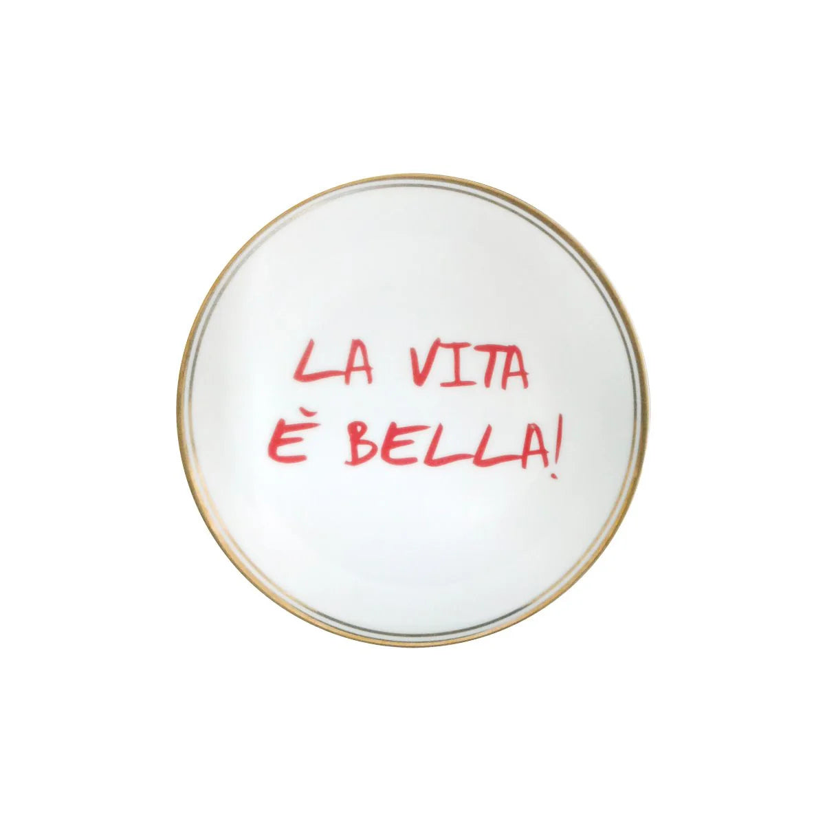 Set 2 Piatti La vita è bella Bitossi Home