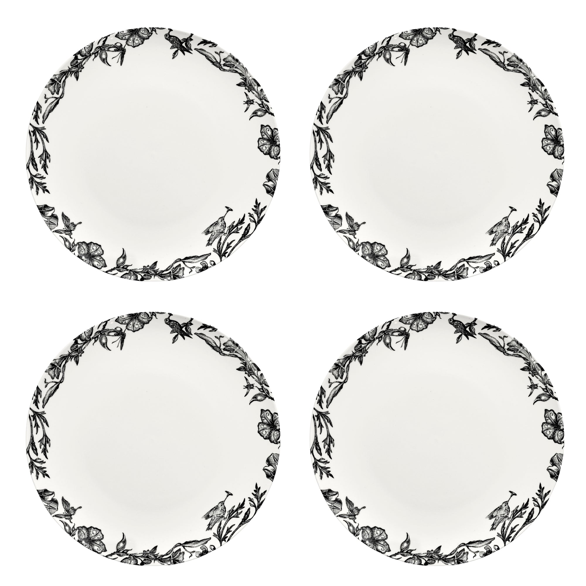 Set 4 piatti Giardino incantato 24 cm Tomorrowland Serax