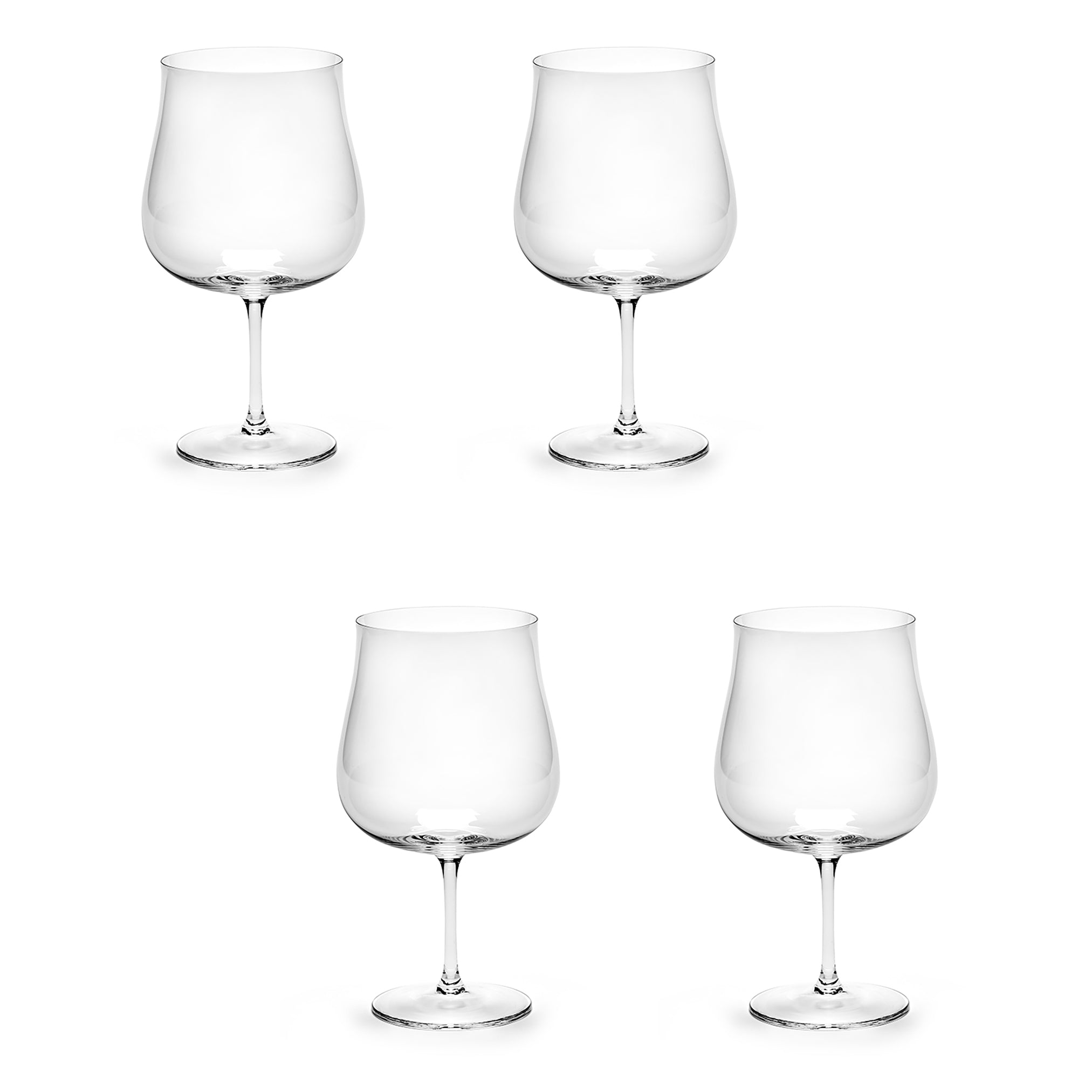 Set 4 calici Silhouette Tomorrowland Serax