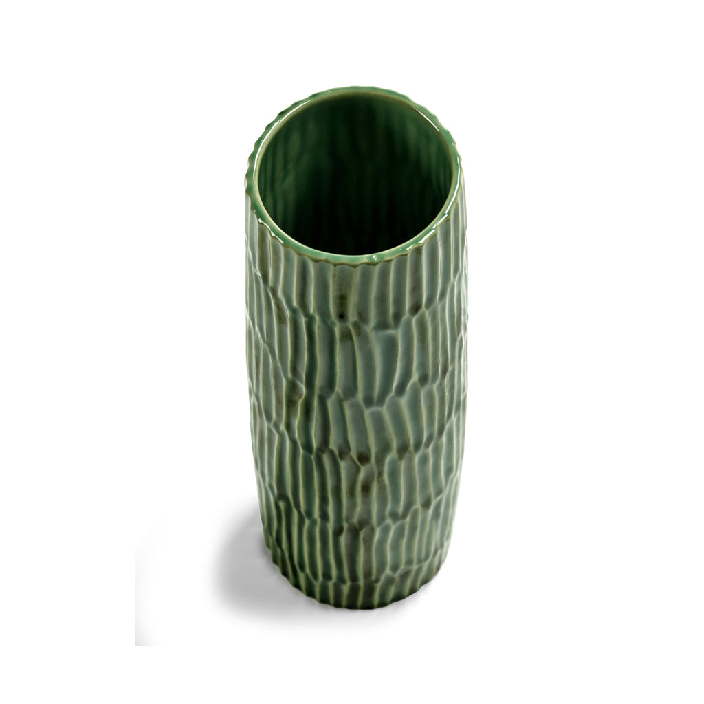 Vaso verde lanza Serax
