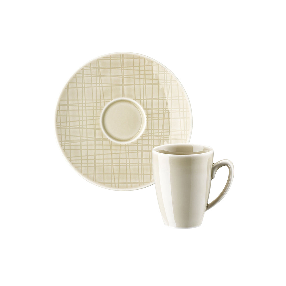 Set 6 Tazze caffe con piattino Mesh Rosenthal