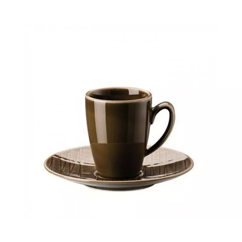 Set 6 Tazze caffe con piattino Mesh Rosenthal