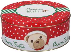 Set 3 Scatole Tonde In Latta Storie Di Natale Thun