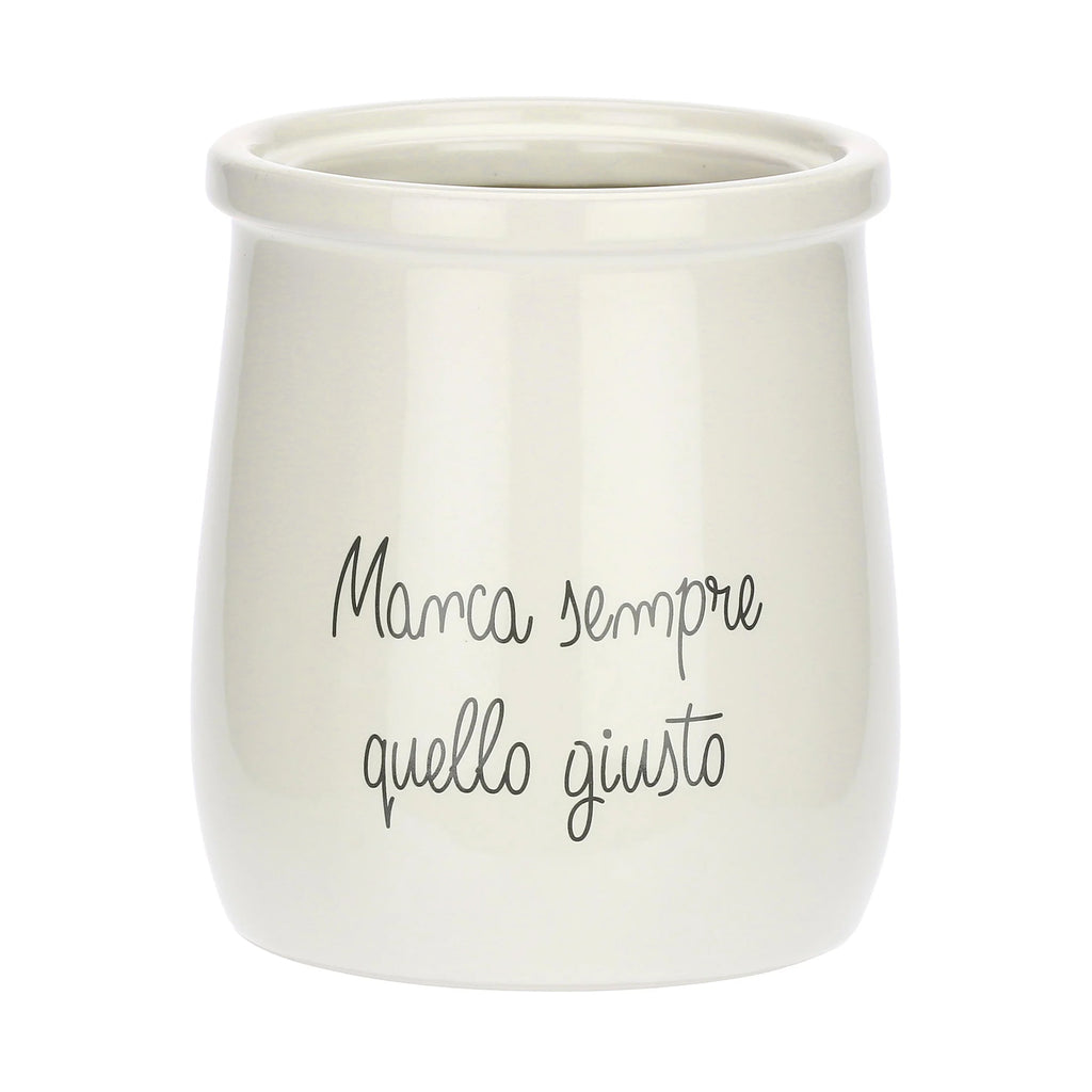 Gli Onesti porta utensili La Porcellana Bianca