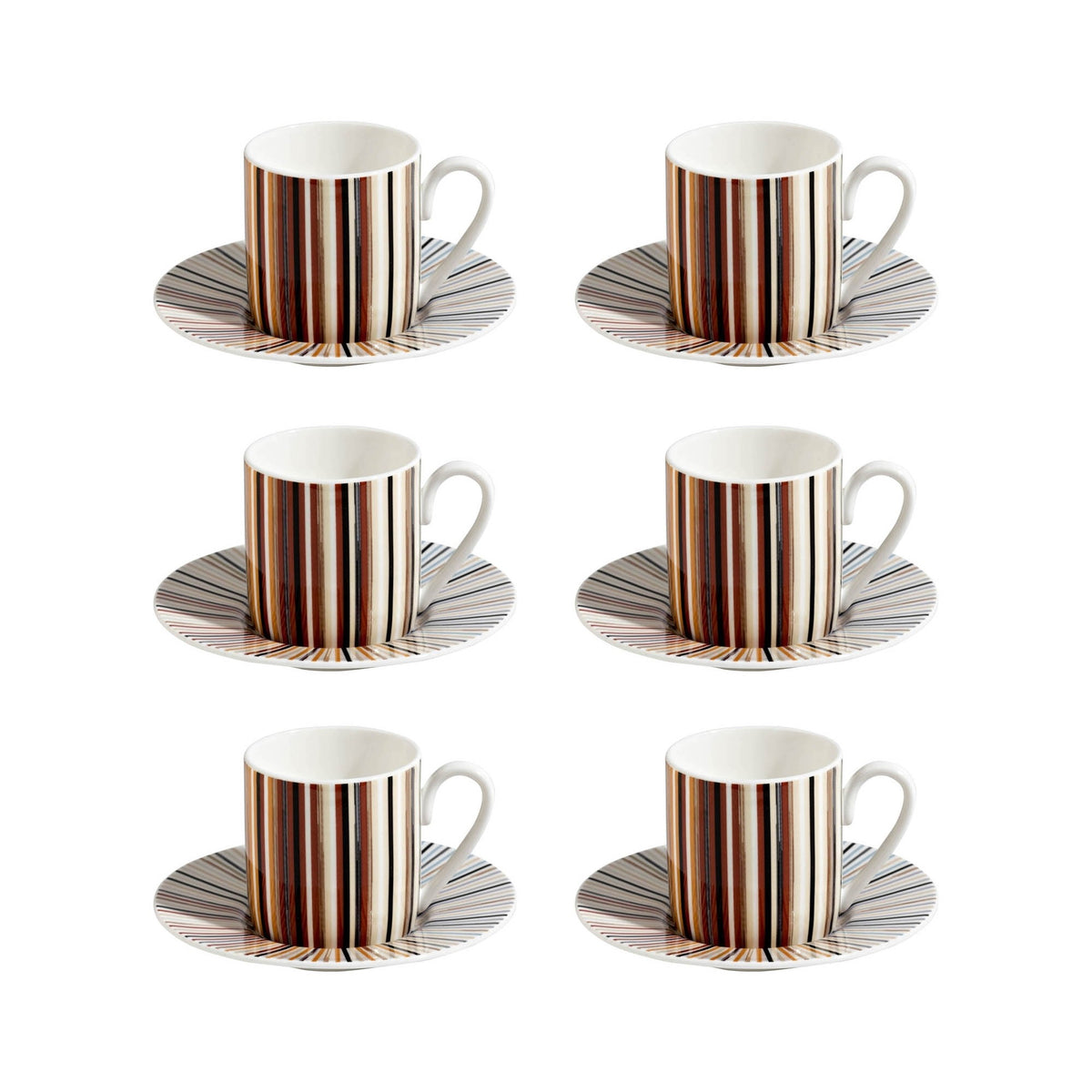 Set 6 tazze caffè  Strpes Jenkins Missoni