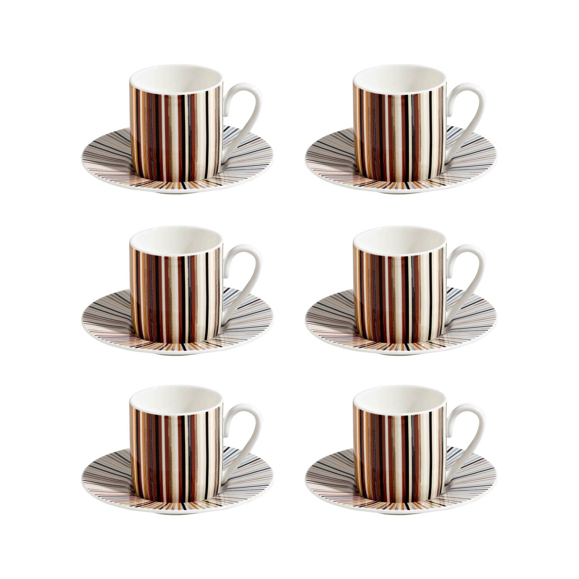 Set 6 tazze caffè  Strpes Jenkins Missoni