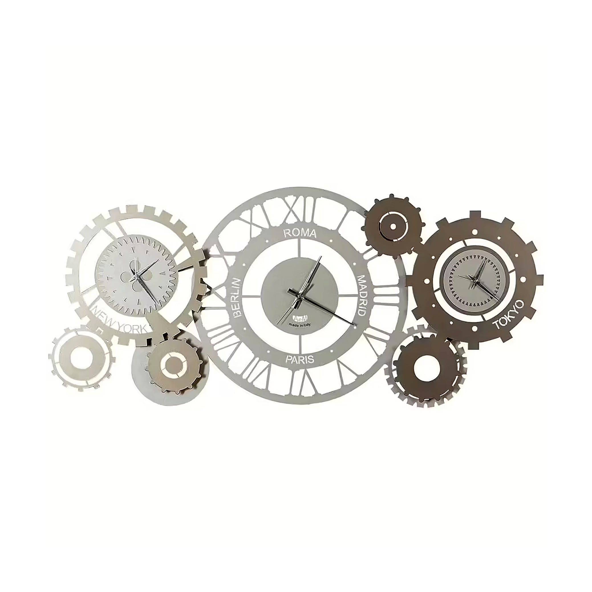 Orologio da Parete Meccano Grande 130 x 60 cm Arti E Mestieri