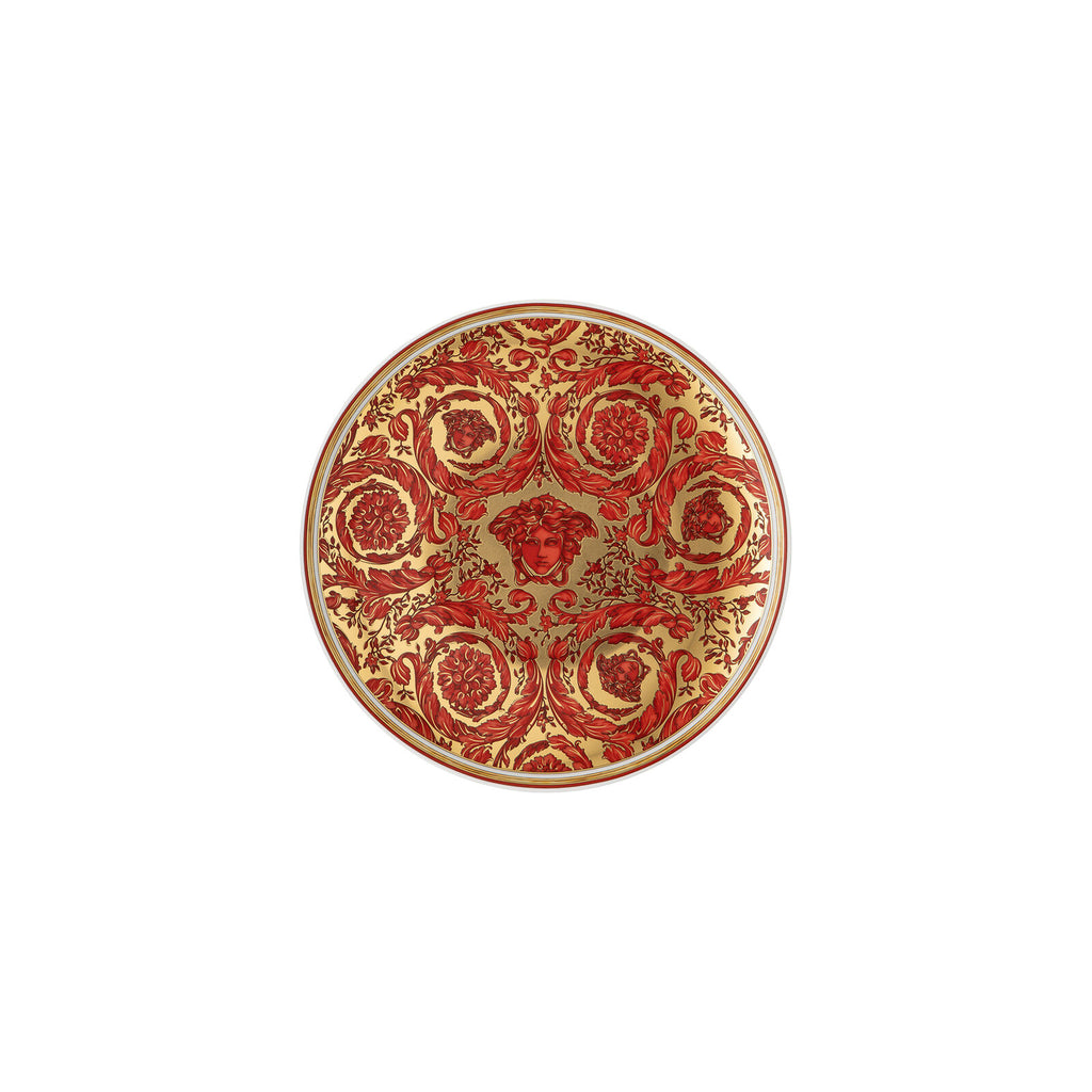 Medusa Garland Red Piattino pane Versace