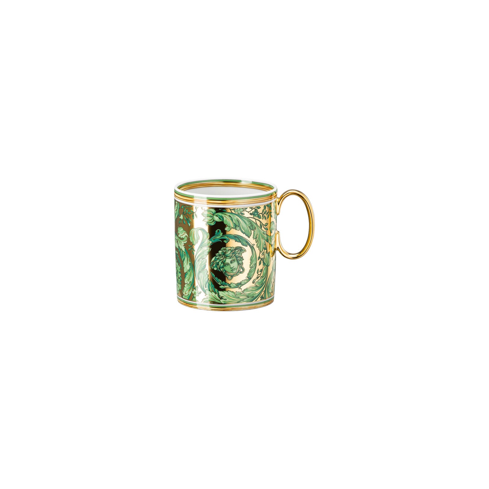Medusa Garland Green Mug Versace