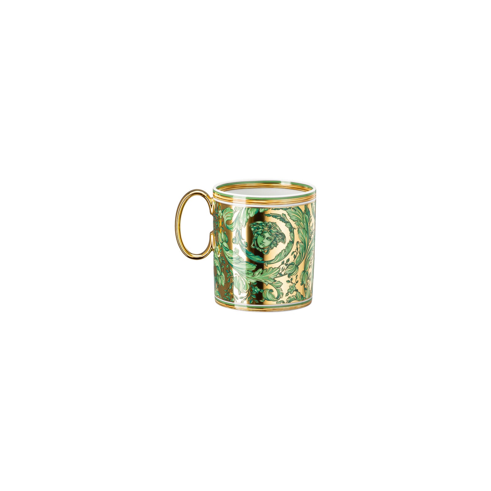 Medusa Garland Green Mug Versace