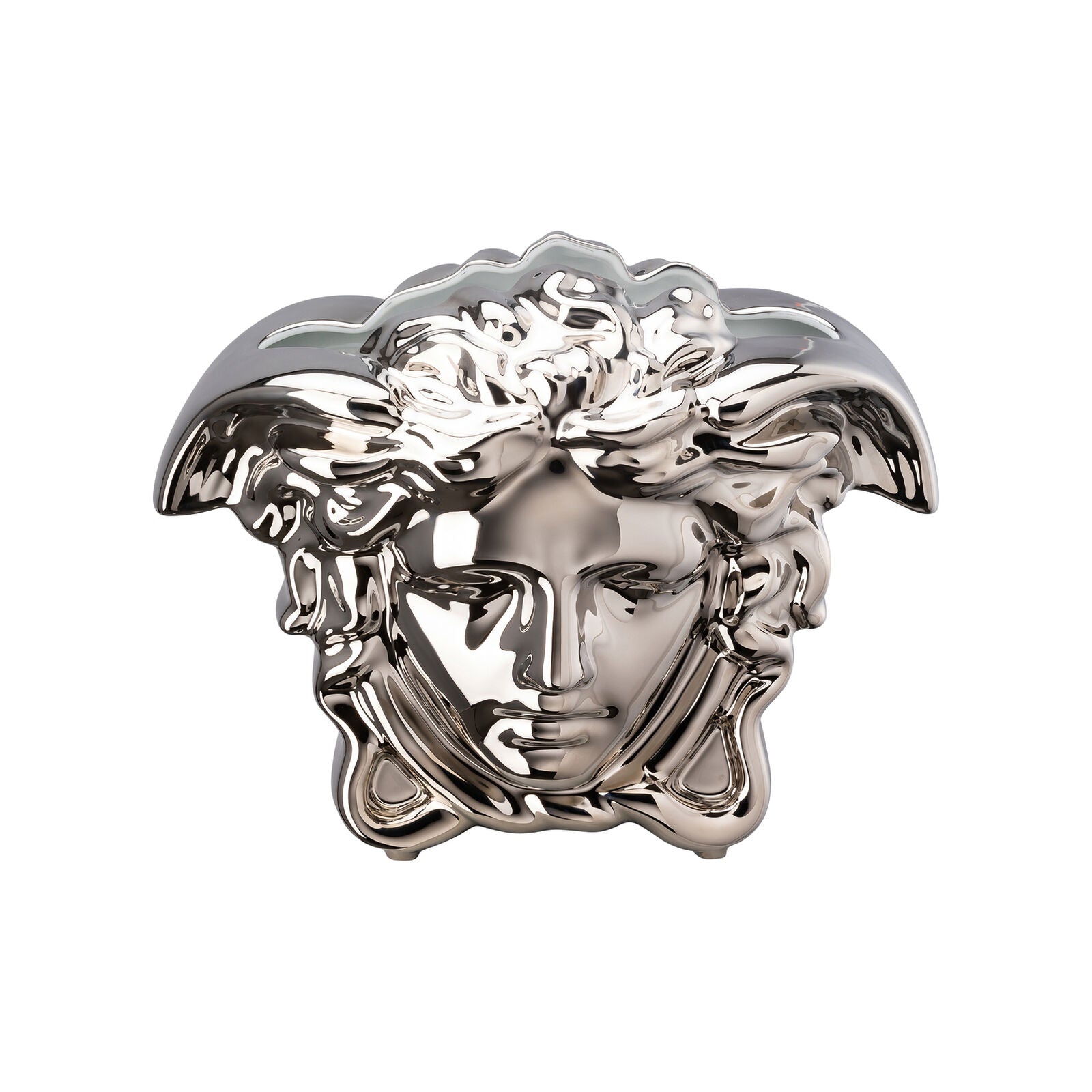 Medusa 21 cm Silver Vaso Versace