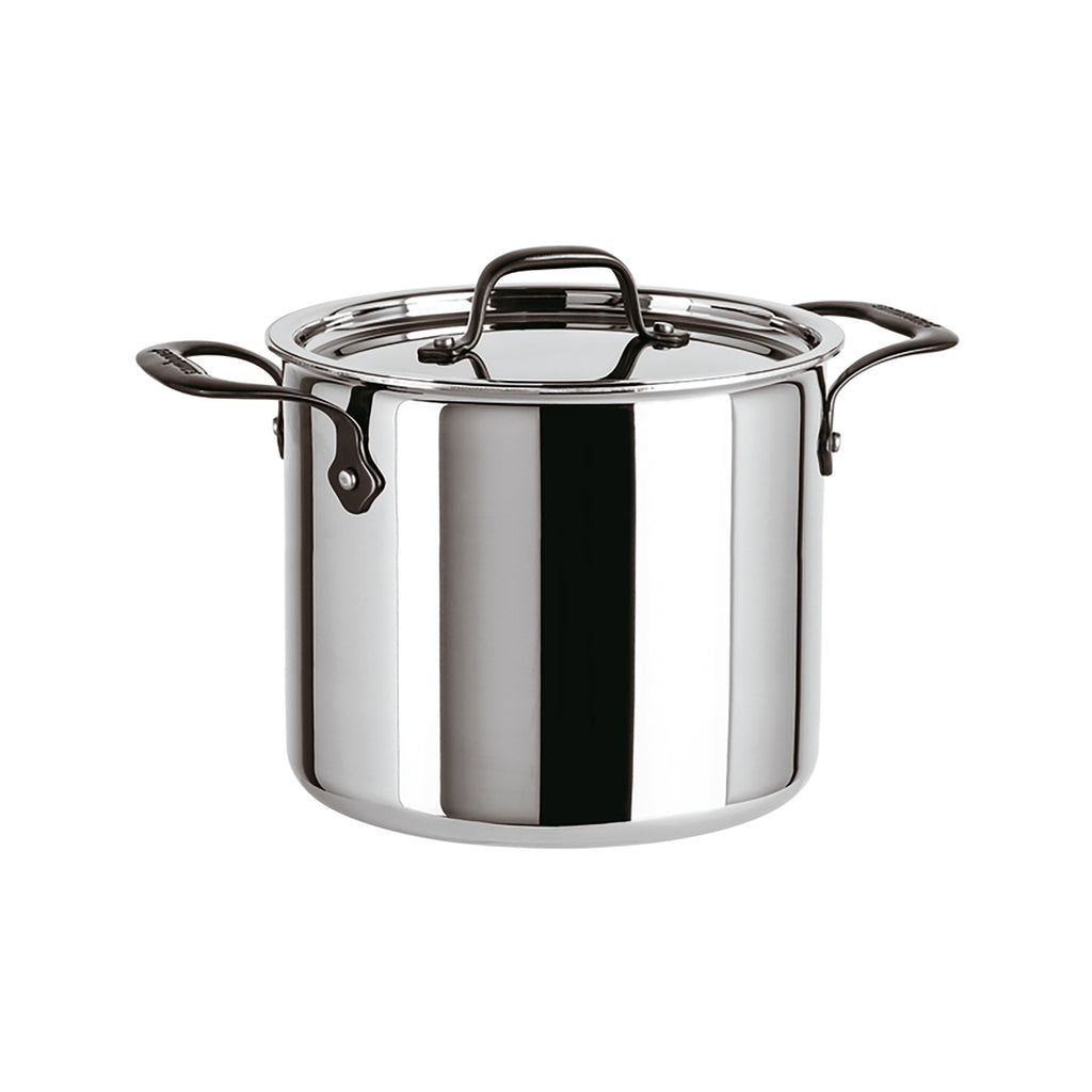 Pentola Alta Cm 20 Con Coperchio H 16 Home Chef Inox  Sambonet