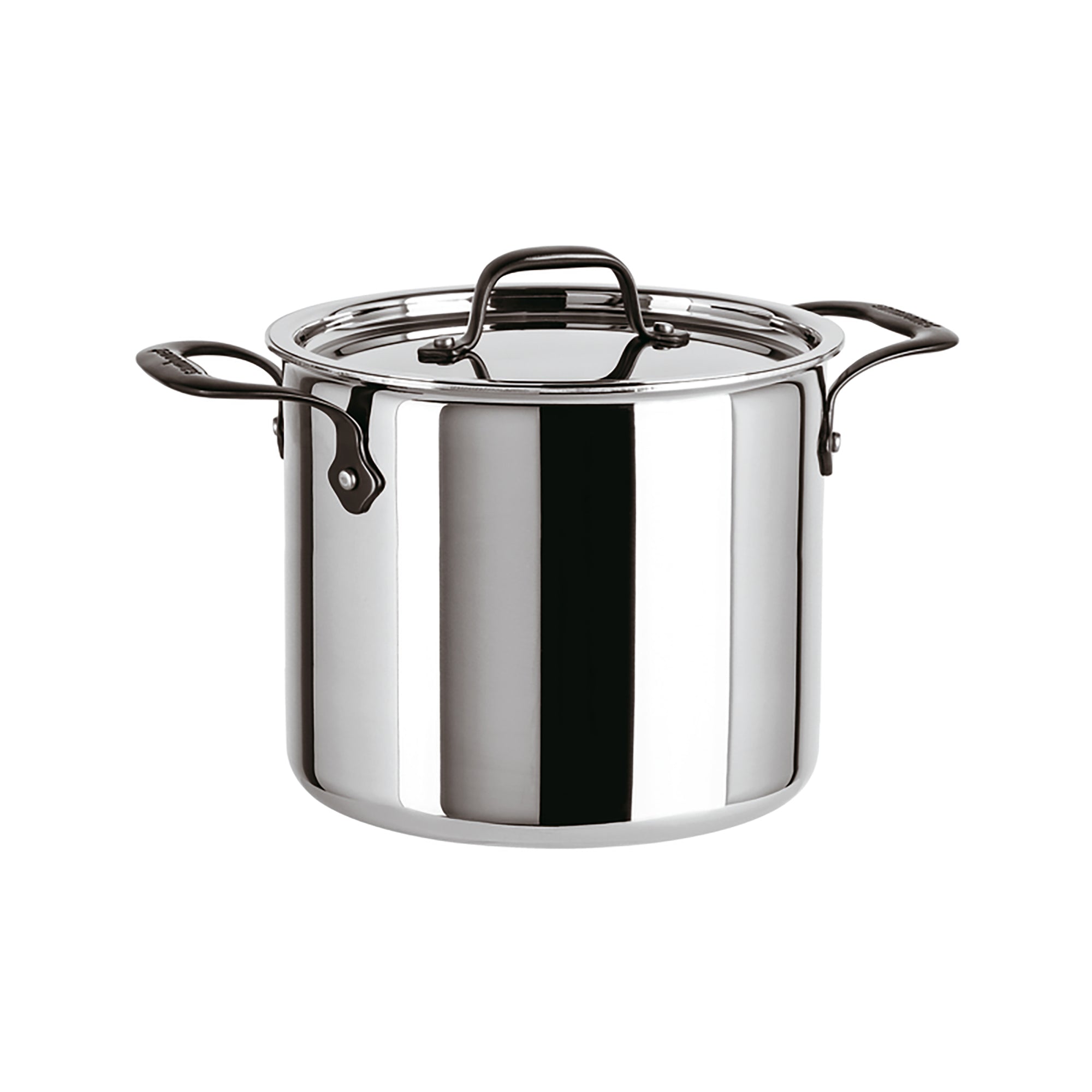 Pentola Alta Cm 20 Con Coperchio H 16 Home Chef Inox  Sambonet