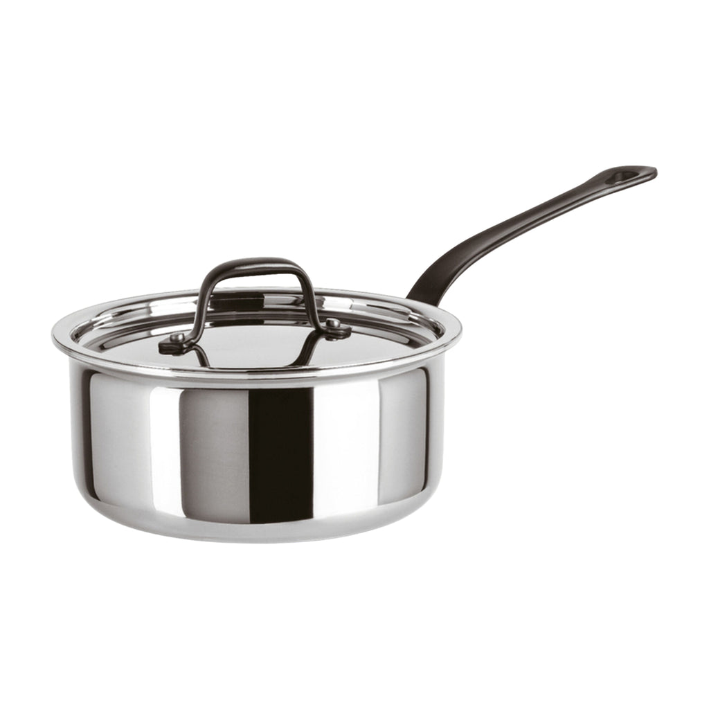 Casseruola Alta 1 Manico Con Coperchio Cm 16 Home Chef Inox Sambonet