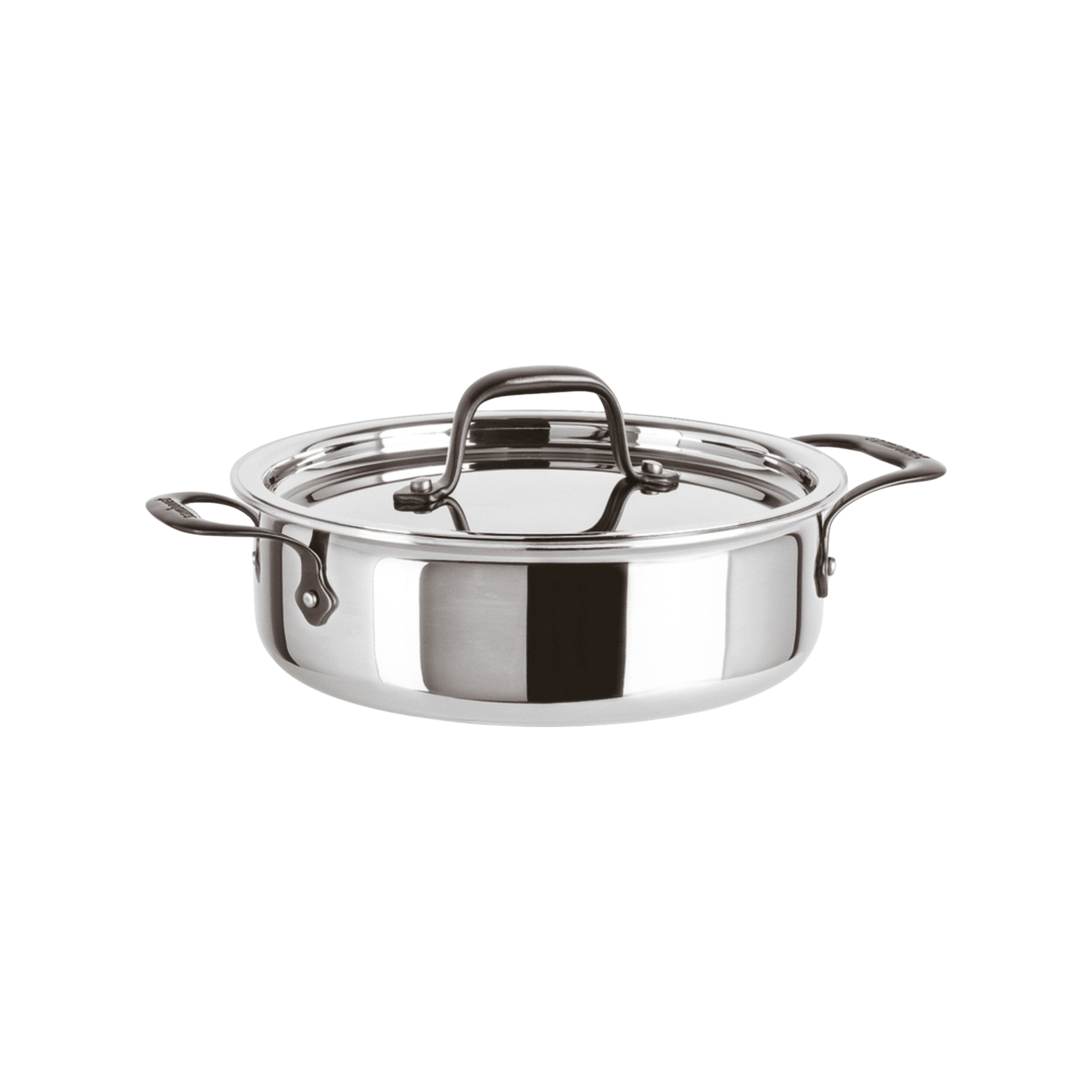 Casseruola Bassa 2 M Con Coperchio Cm 24 Home Chef Inox Sambonet