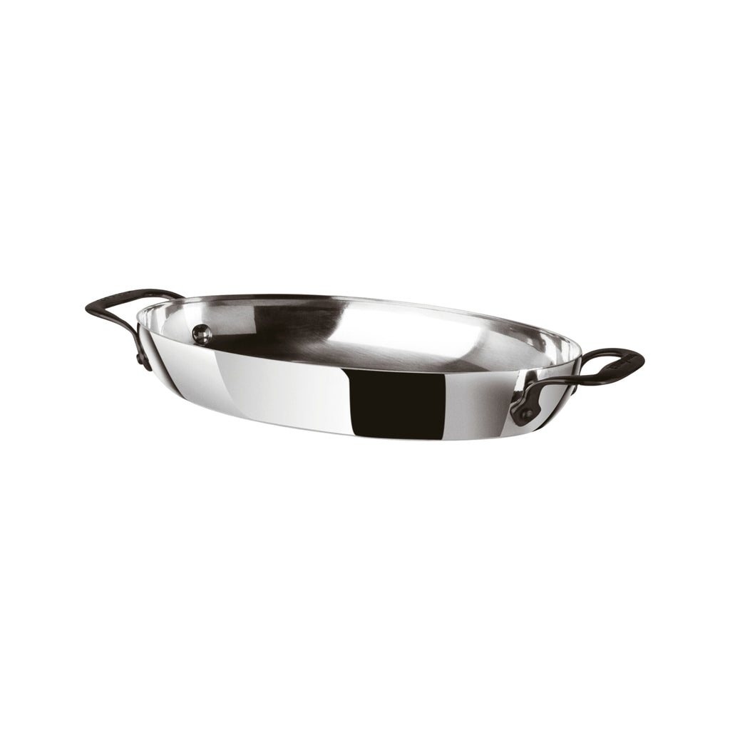 Tegame Ovale Cm 30x18 H 5 Home Chef Inox Sambonet