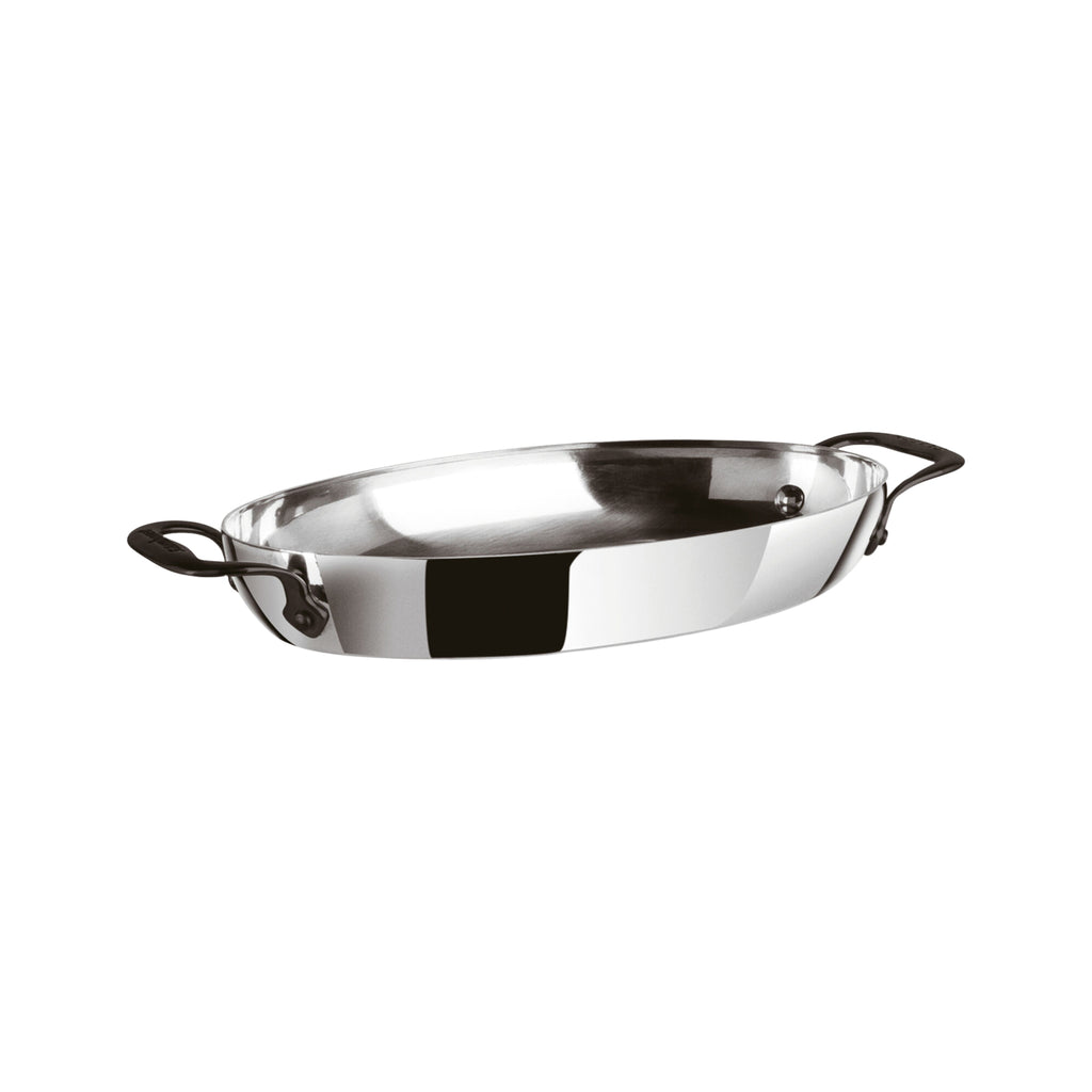 Tegame Ovale Cm 35x23 H 5 Home Chef Inox Sambonet