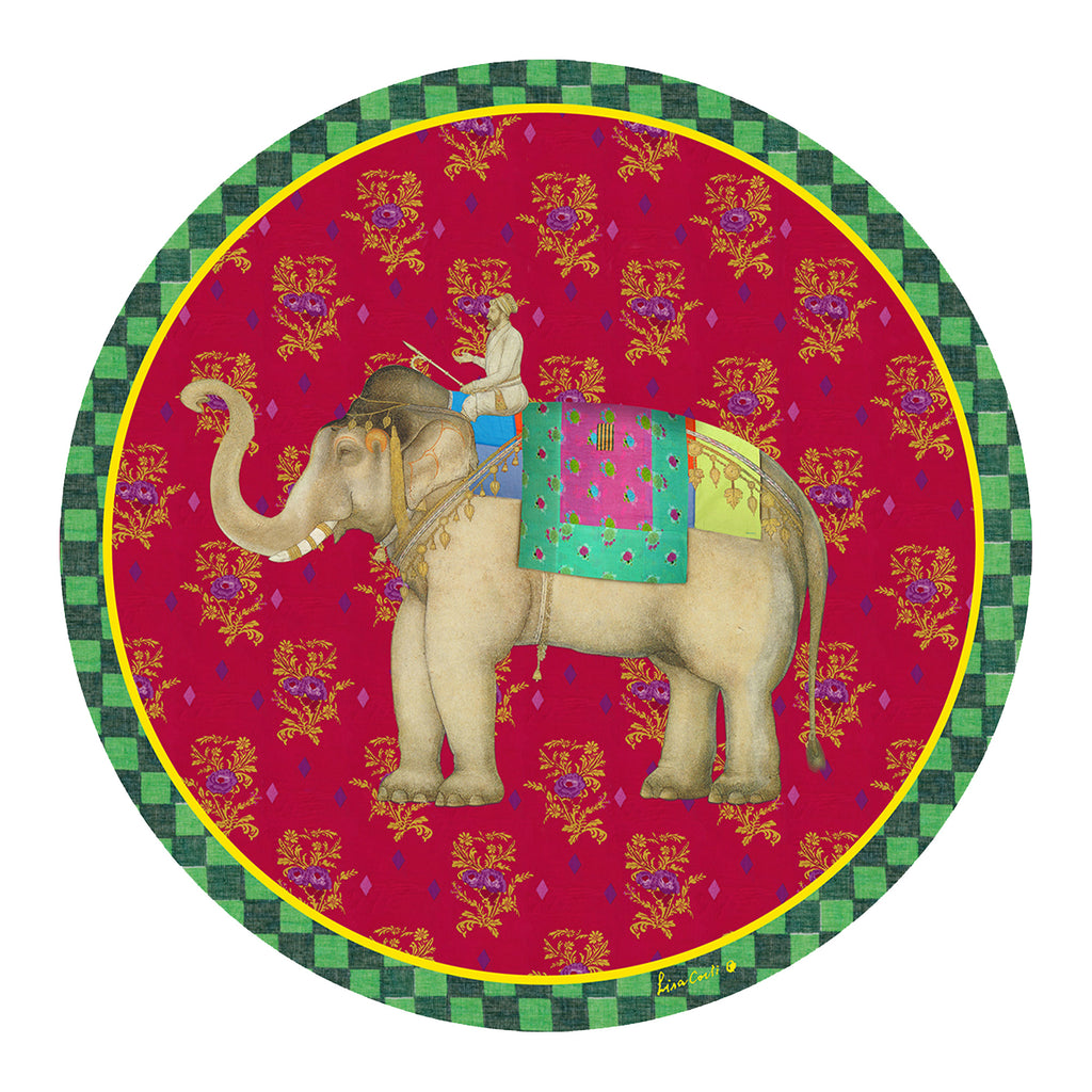 Set 2 Tovagliette Elefante 34 cm Lisa Corti