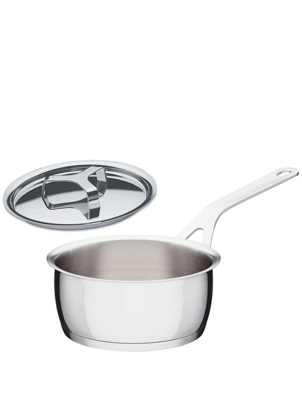 Casseruola a manico lungo "Pots&Pans" Ø 16 con Coperchio Alessi