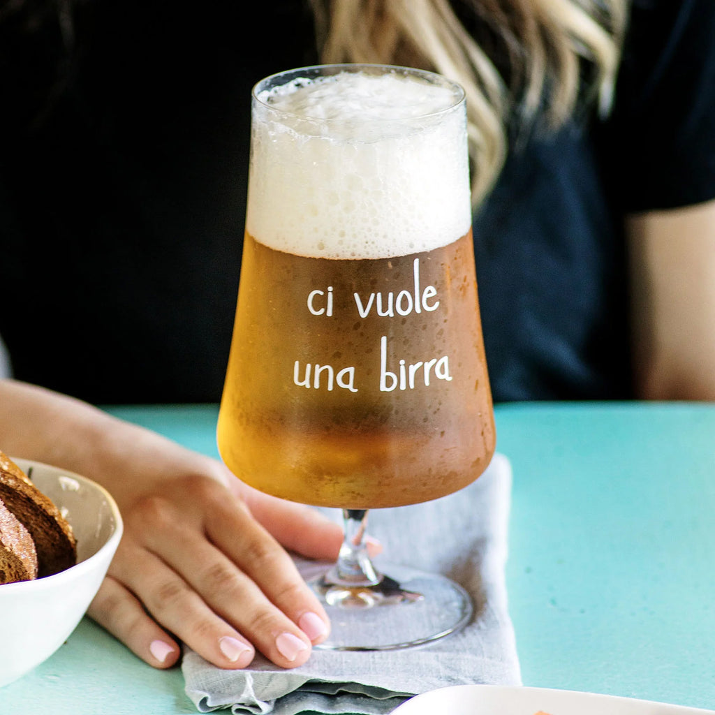 Set 2 Calici Ci Vuole Una Birra 55Cl Simple Day