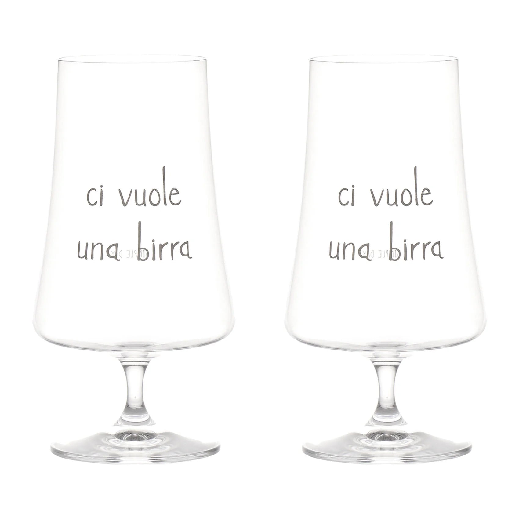 Set 2 Calici Ci Vuole Una Birra 55Cl Simple Day