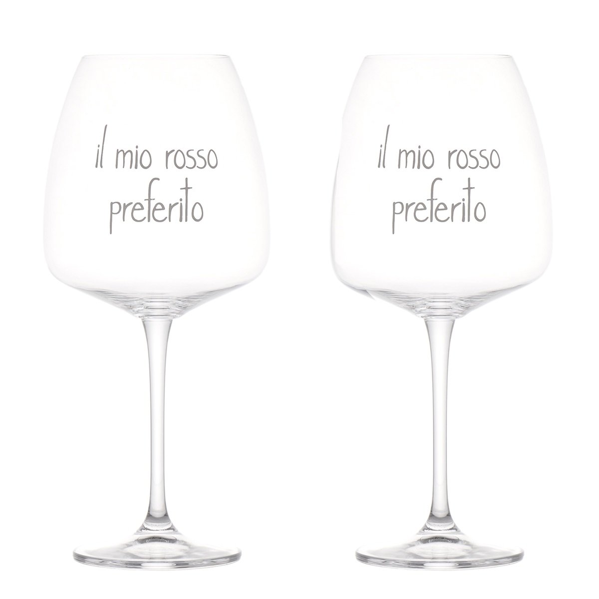 Set 2 Calici 77Cl Il Mio Rosso Preferito Simple Day