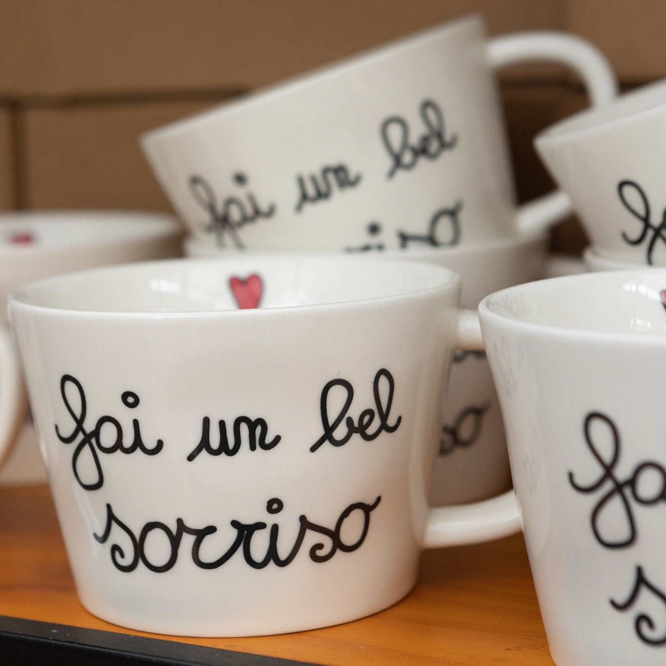 Set 2 Tazze Colazione Sorriso Simple Day