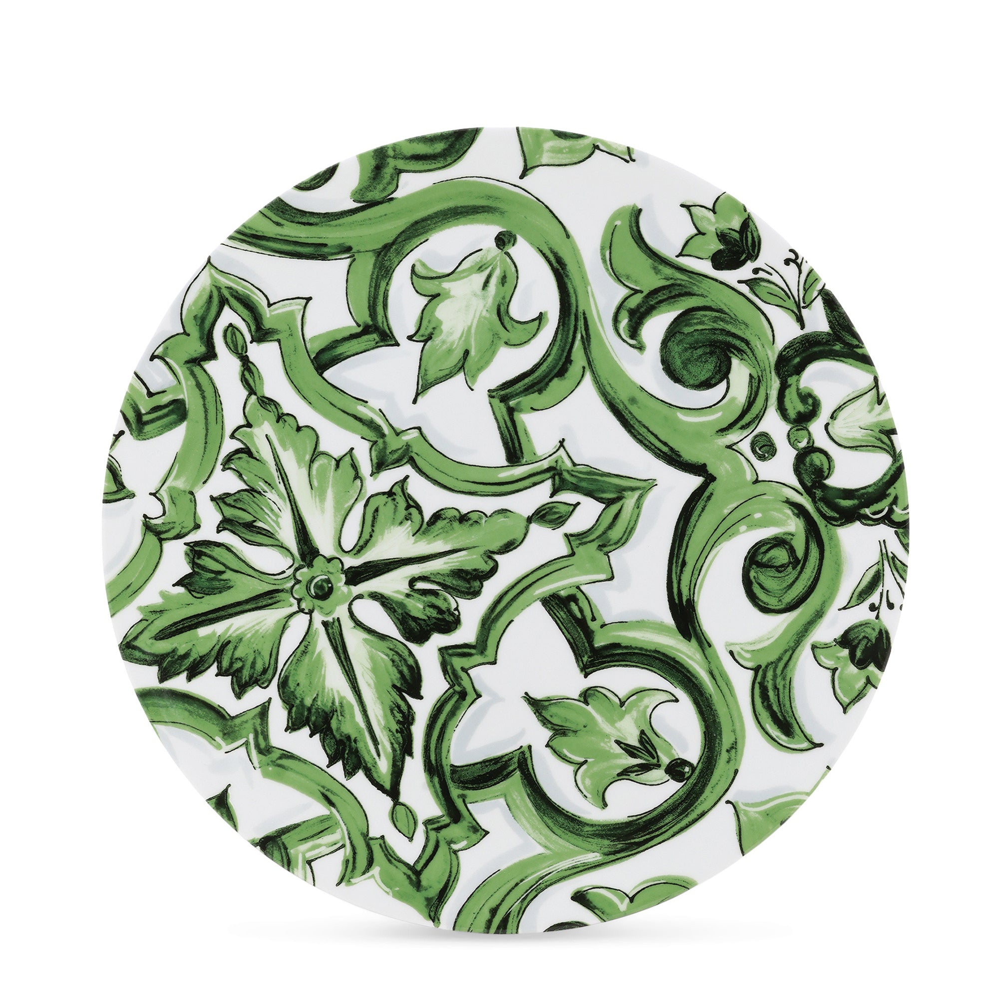 Piatto 31 cm Maiolica verde Dolce E Gabbana