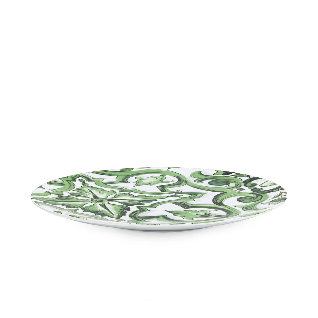 Piatto 31 cm Maiolica verde Dolce E Gabbana