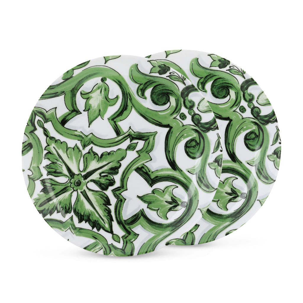 Set 2 piatti 26 cm Maiolica Verde Dolce E Gabbana