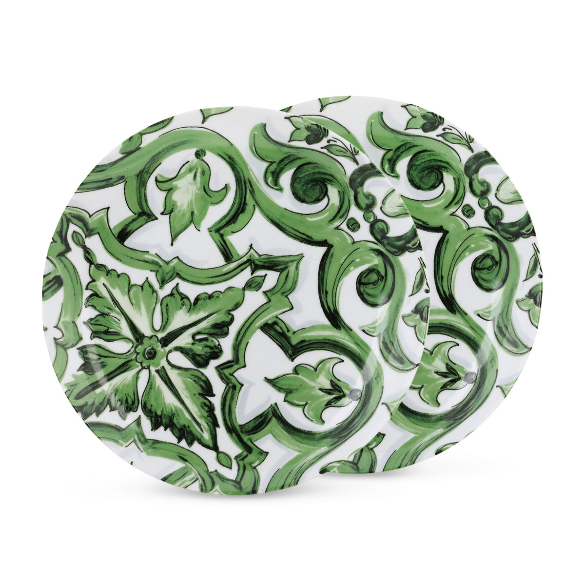 Set 2 piatti 26 cm Maiolica Verde Dolce E Gabbana