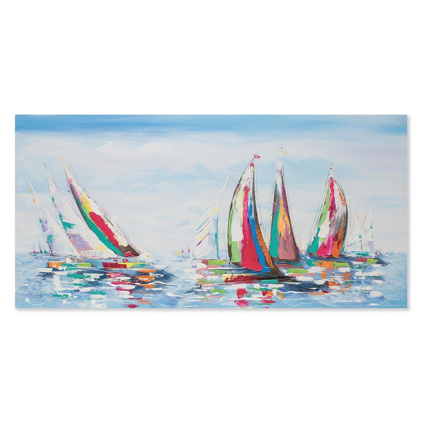 Quadro regata di primavera 140x70cm Agave Quadri