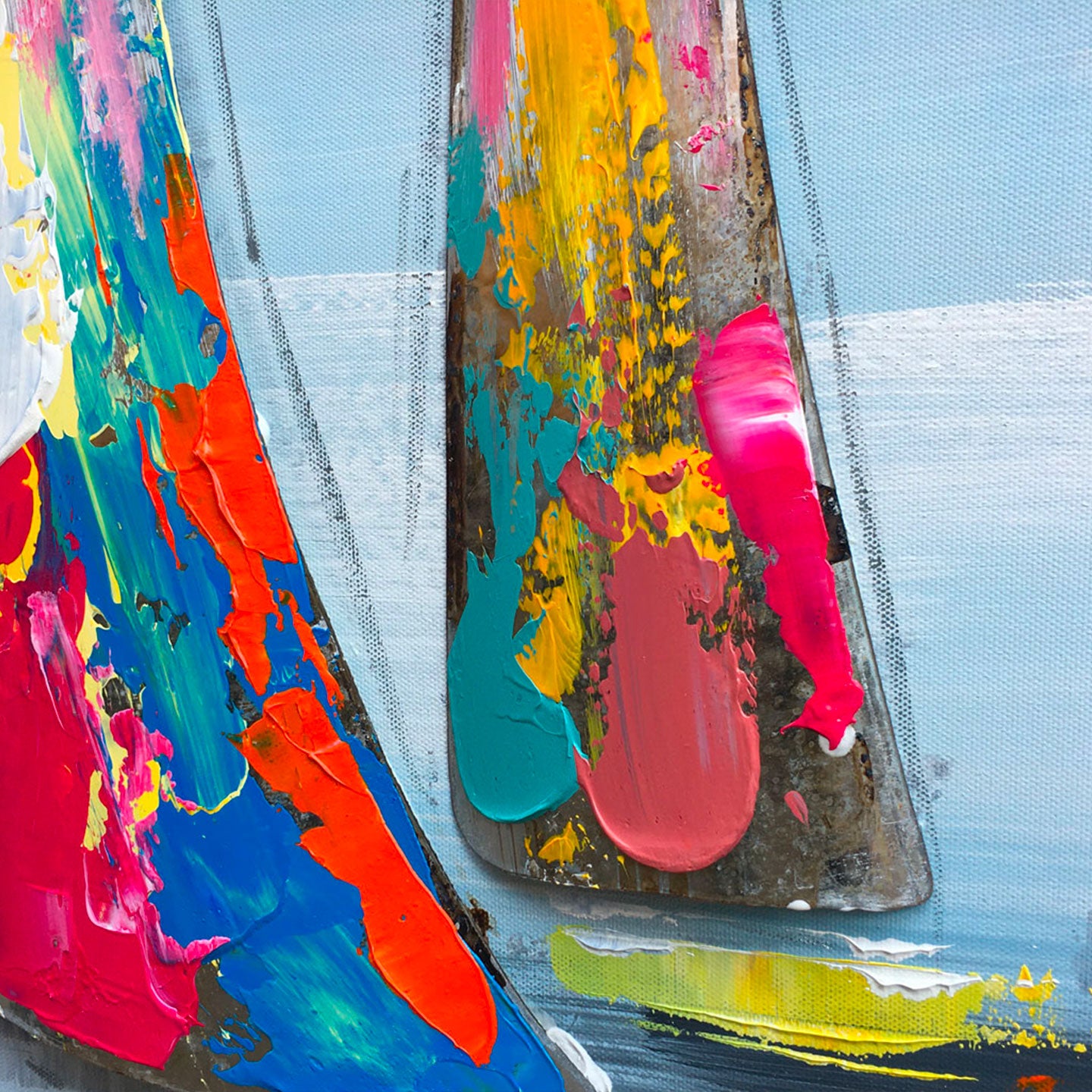 Quadro regata di primavera 140x70cm Agave Quadri