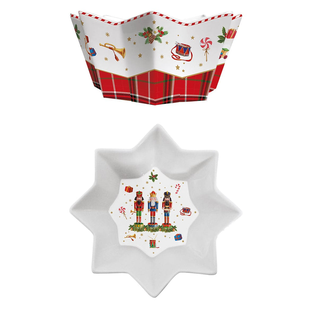 Ciotola In Porcellana  20 Cm  Vintage Nutcracker Easy Life