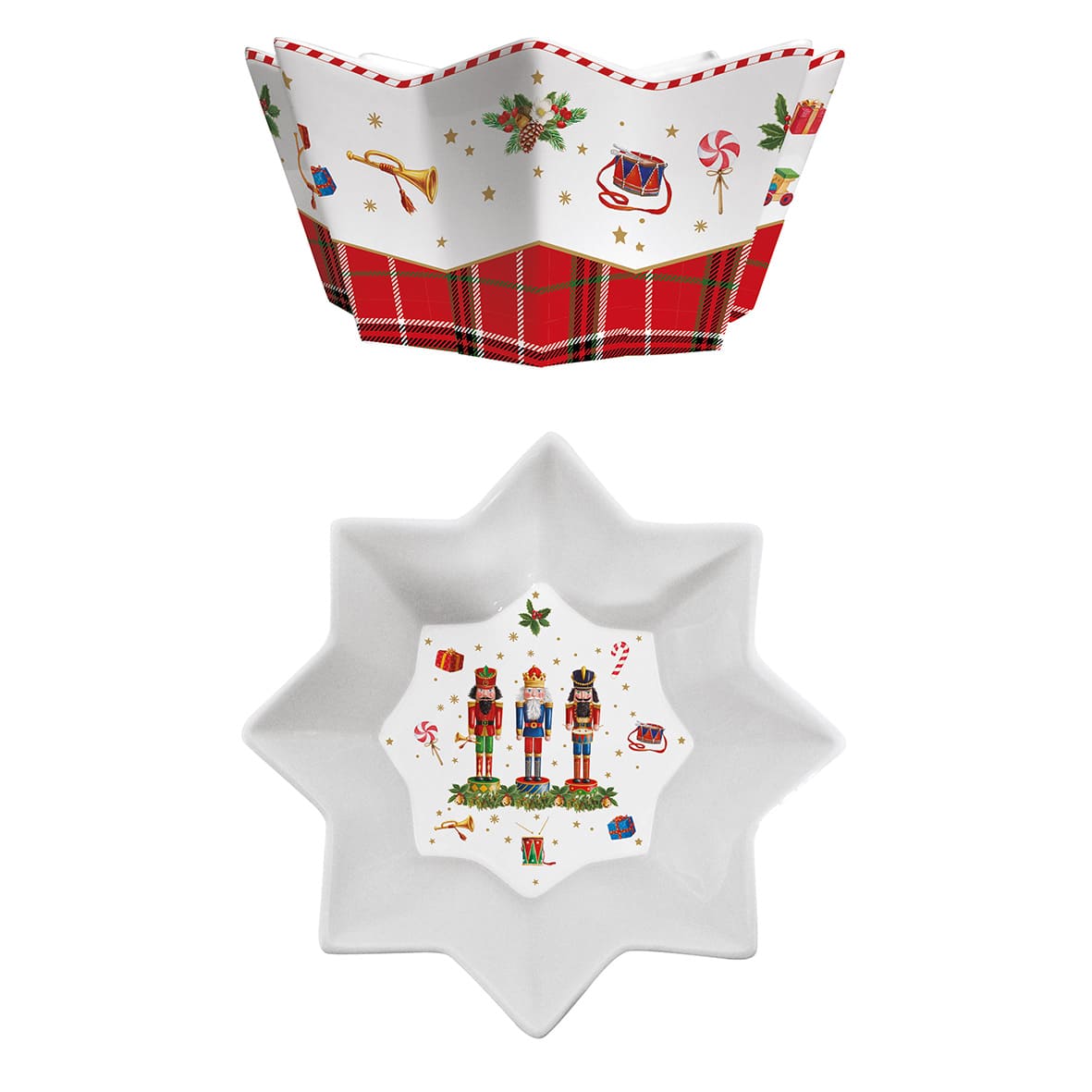 Ciotola In Porcellana  20 Cm  Vintage Nutcracker Easy Life