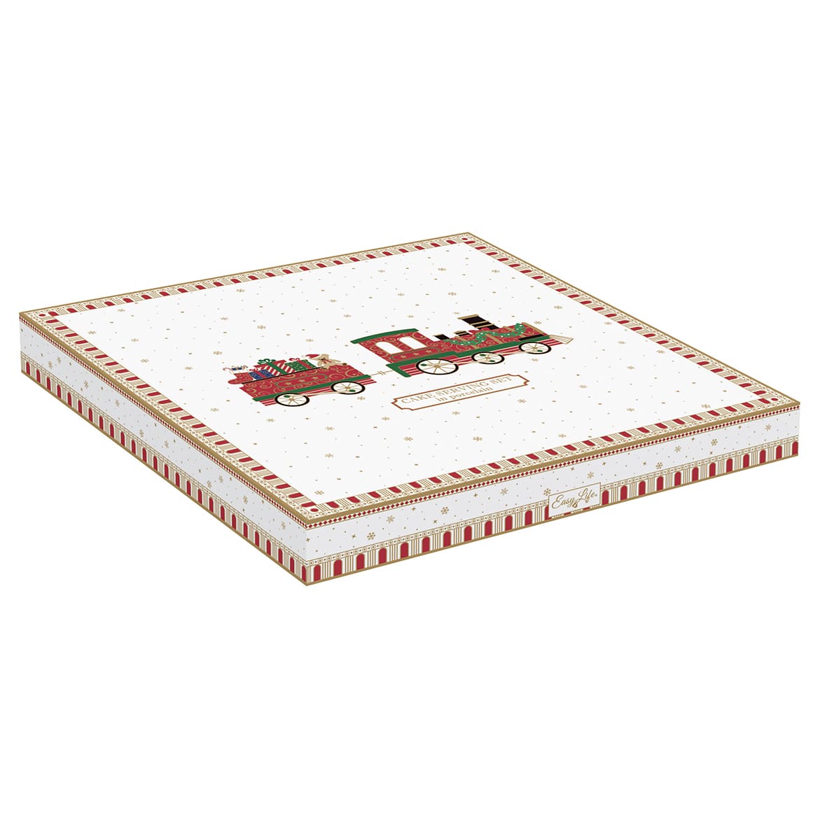 Piatto Torta Con Paletta Polar Express Easy Life