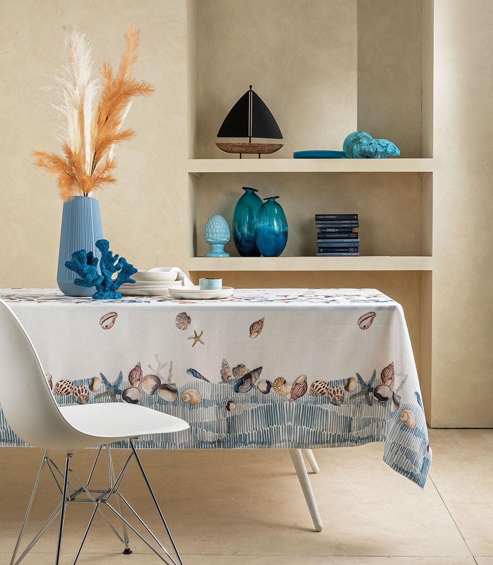 Panarea  Tovaglia Antimacchia 155X180 cm L'oca Nera