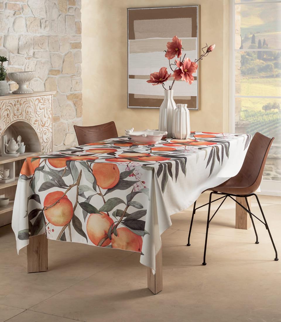Amalfi  Tovaglia Antimacchia 155X180 L'oca Nera