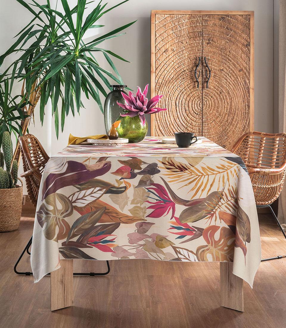 Acapulco  Tovaglia Antimacchia 155X270 L'oca Nera