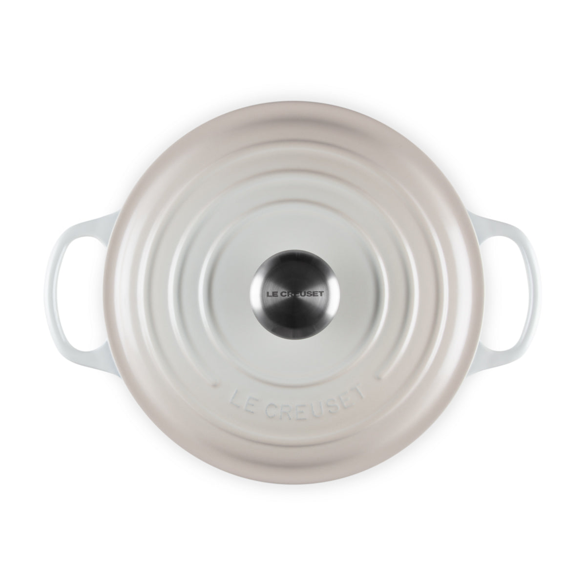 Cocotte rotonda Evolution in ghisa vetrificata - Ø 24 Meringa Le Creuset