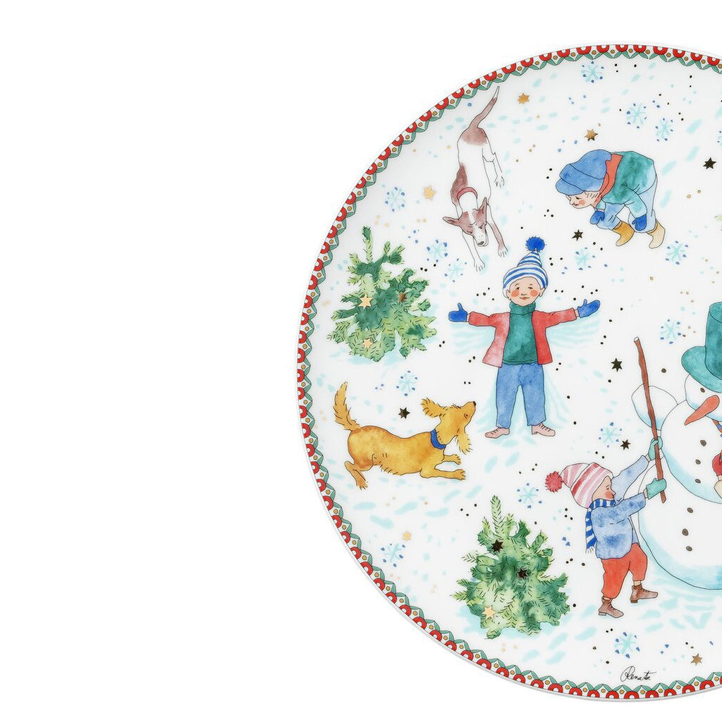 Piatto 22 cm Natale Hutschenreuther