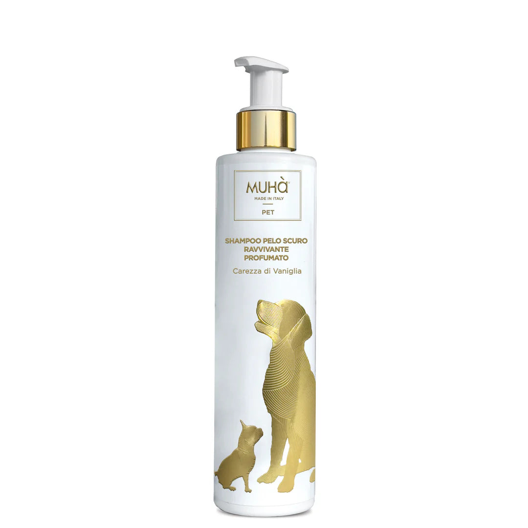Shampoo Pelo Scuro 200Ml Carezza Di Vaniglia Muha