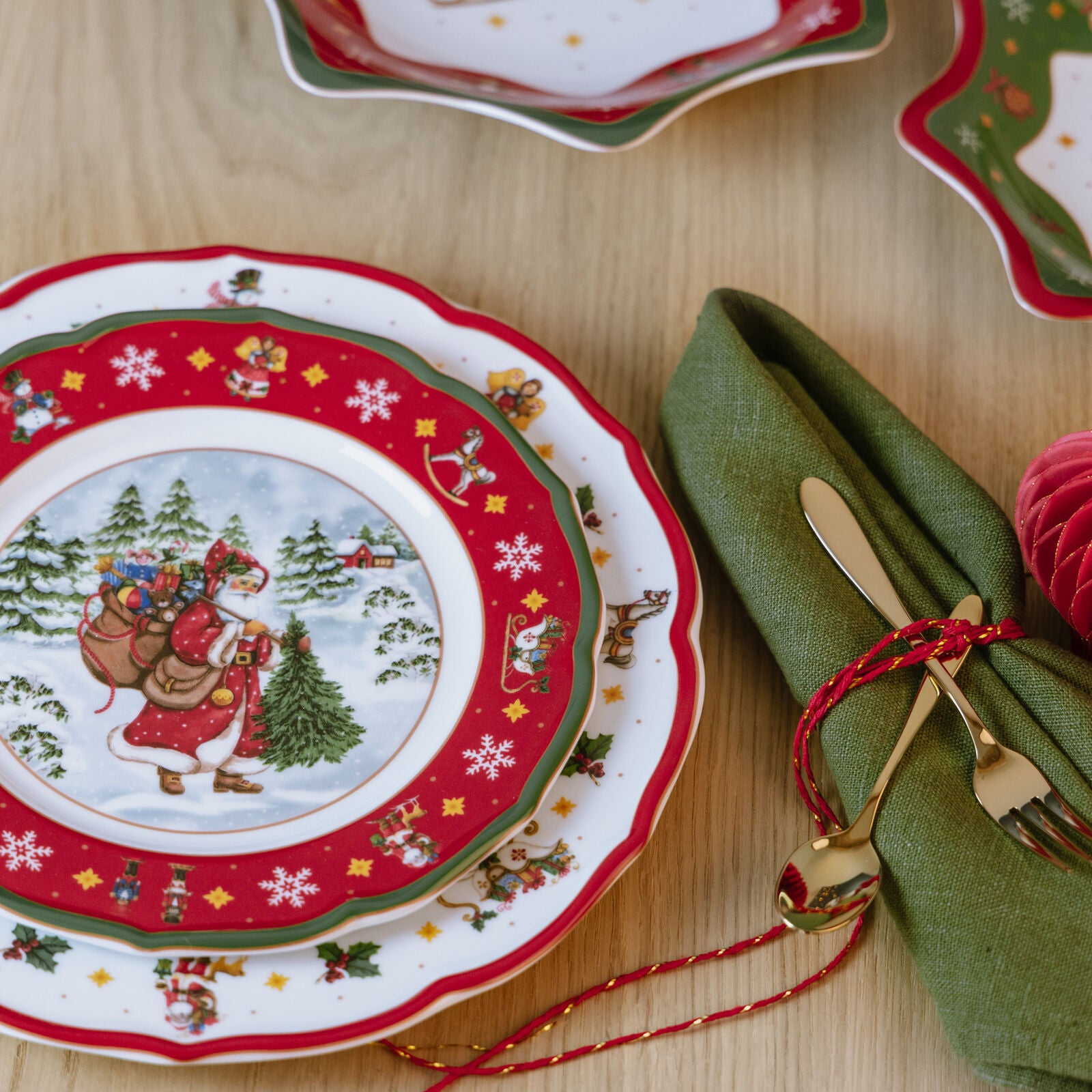 Happy Wintertime 6 Piatti piani 22 cm Hutschenreuther
