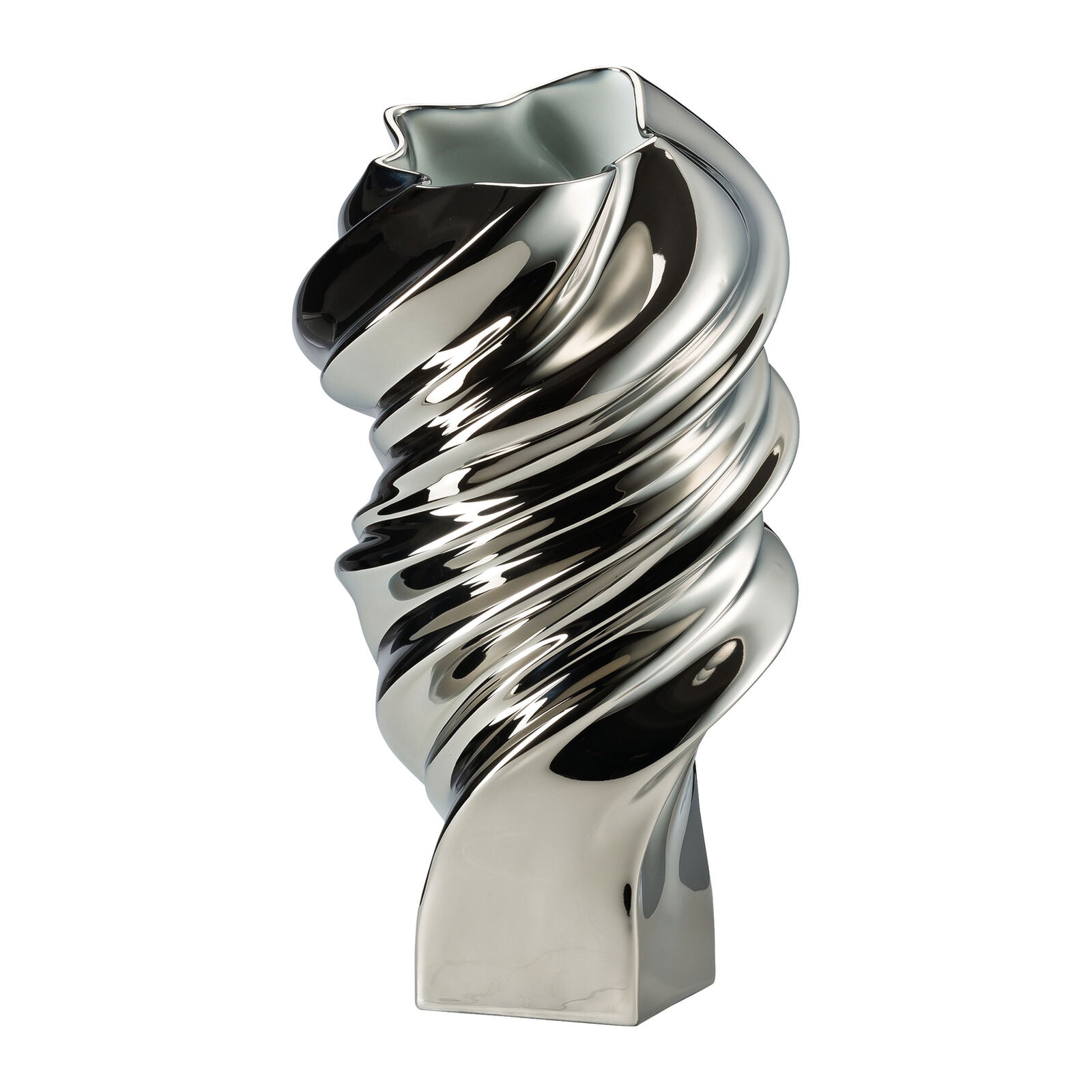 Squall Platin titanisiert Vaso 32 cm Rosenthal