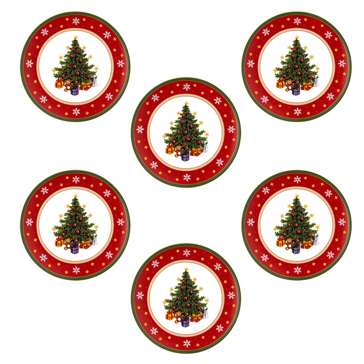 Happy Wintertime 6 Piatti 22 cm Hutschenreuther