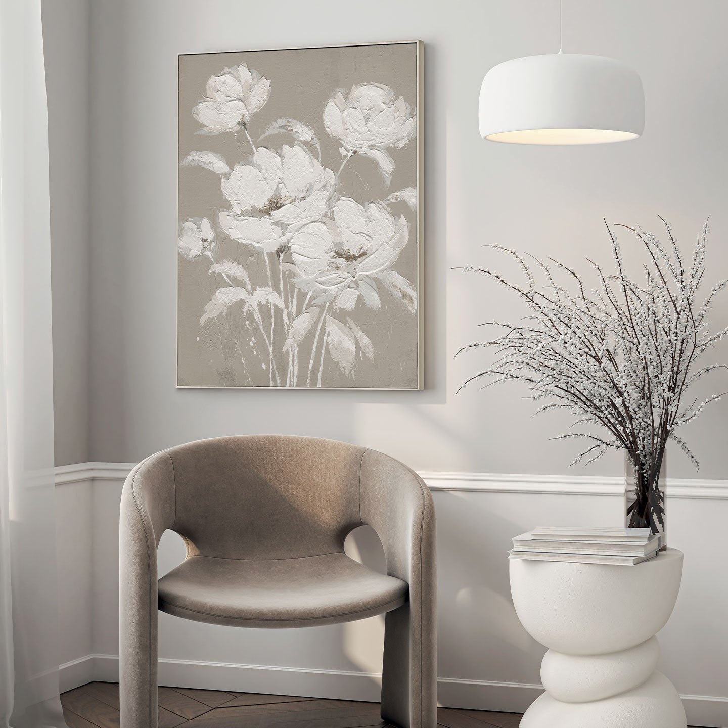 Quadro Ibisco 80X100 Cm Agave Quadri