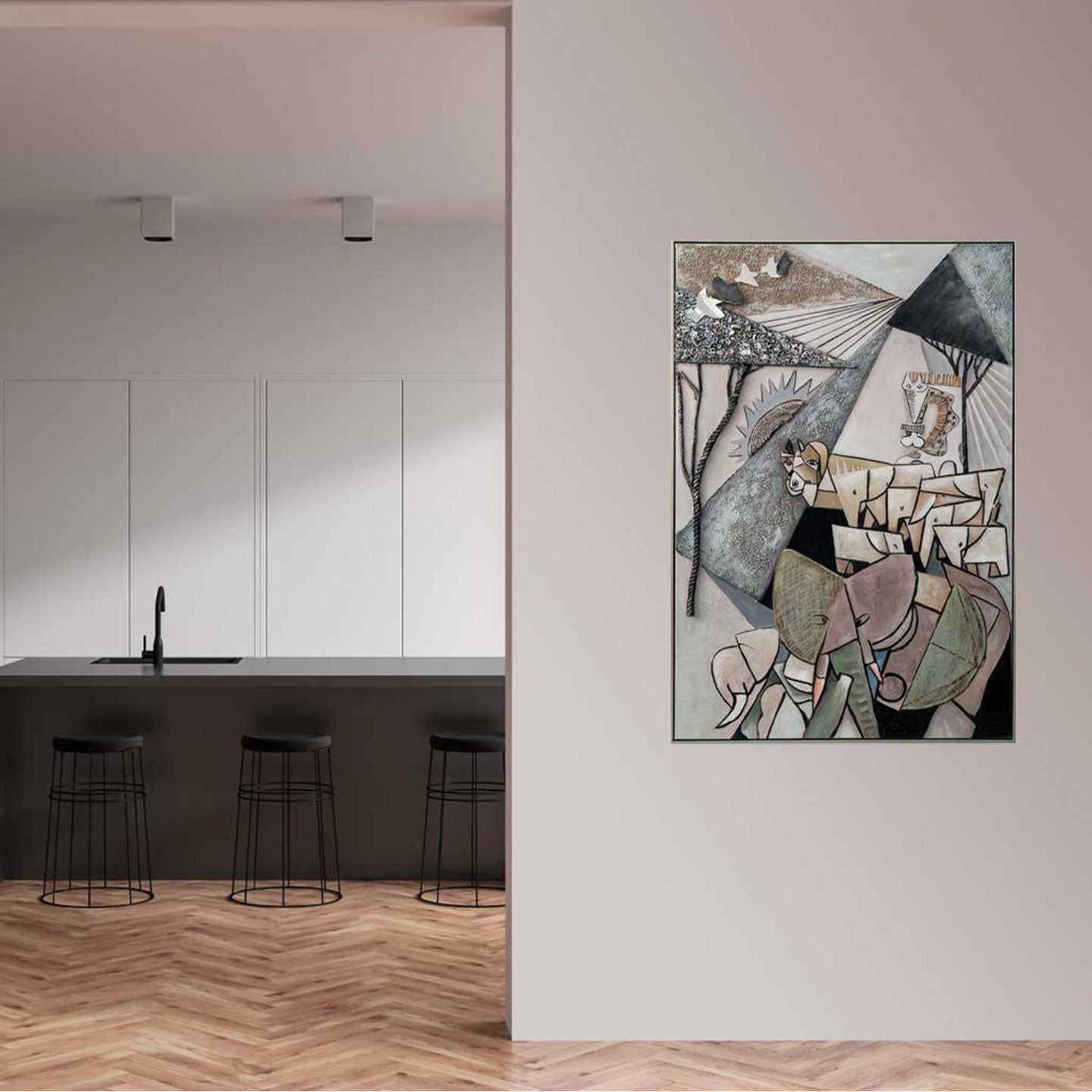 Quadro Safari 80X120 Cm Agave Quadri