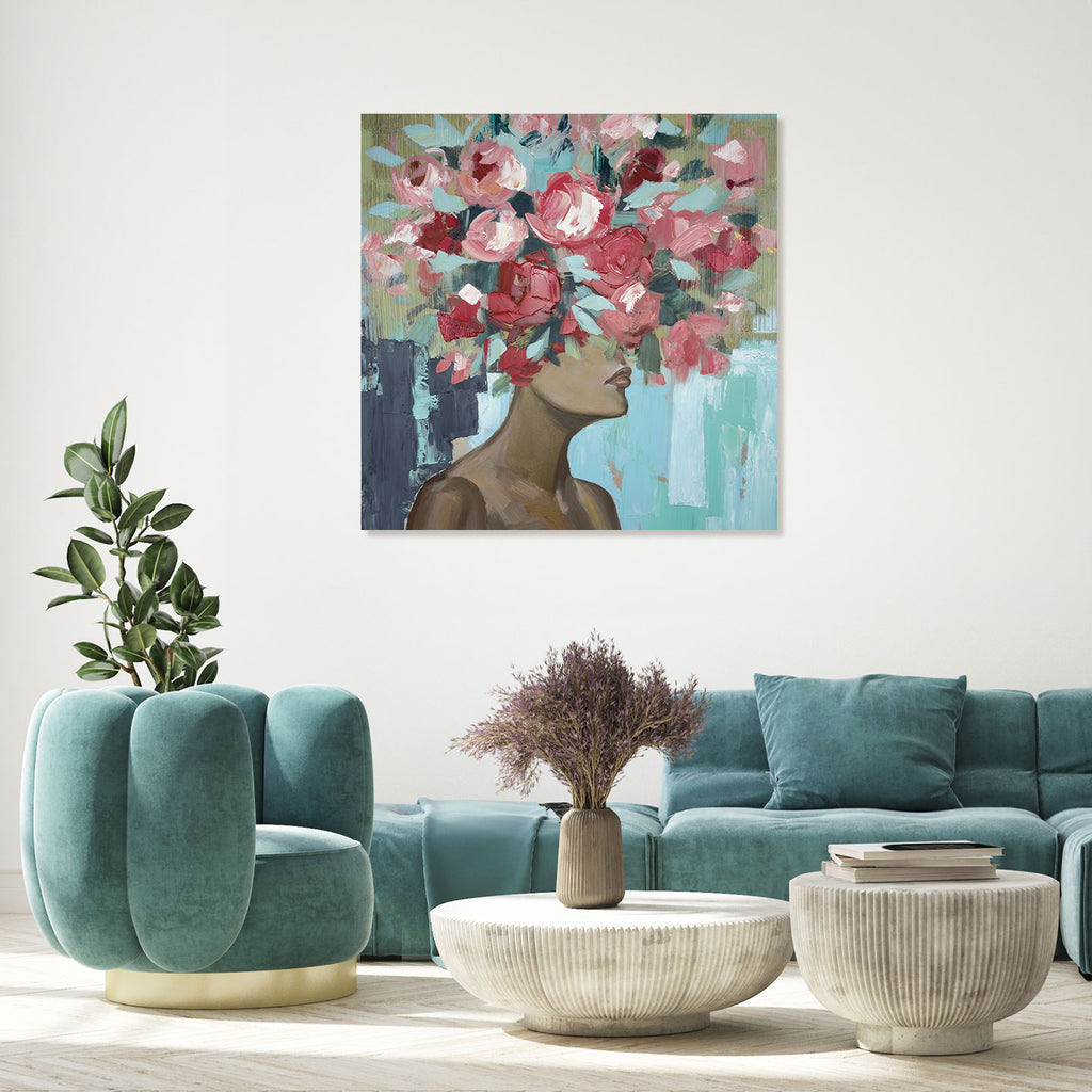 Quadro Avril  100X100 Cm Agave Quadri